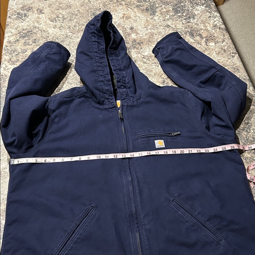 Carhartt Sierra Washed Duck Sherpa Lined Canvas Jacket Blue Women’s XXL - Picture 8 of 9